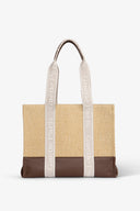 MAXI SHOPPER CON MANICI JACQUARD