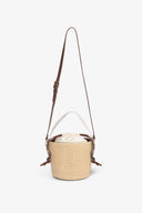 MINI BUCKET CON MANICO JACQUARD