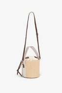 MINI BUCKET CON MANICO JACQUARD