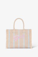MAXI SHOPPER RICAMO FIRMA ROSA