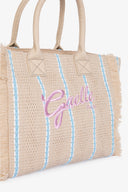 MAXI SHOPPER RICAMO FIRMA ROSA