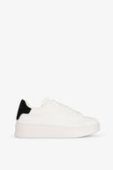 SNEAKERS ADDICT IN ACTION LEATHER BACK PART IN SUEDE