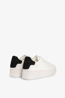 SNEAKERS ADDICT IN ACTION LEATHER BACK PART IN SUEDE