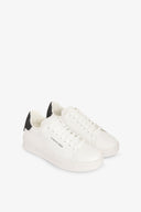 SNEAKERS ADDICT IN ACTION LEATHER CON BACK PART IN DENIM