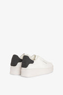 SNEAKERS ADDICT IN ACTION LEATHER CON BACK PART IN DENIM