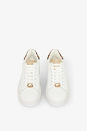SNAKERS ADDICT IN ACTION LEATHER CON INSERTO ANIMALIER E PASSALACCIO LOGATO
