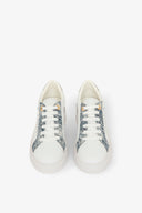 SNEAKERS NEW ADDICT IN ACTION LEATHER CON INSERTI IN JEANS