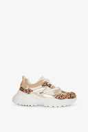 SNEAKERS RUNNING IN MESH CON INSERTI ANIMALIER
