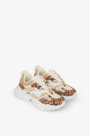 SNEAKERS RUNNING IN MESH CON INSERTI ANIMALIER