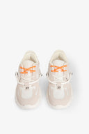SNEAKERS RUNNING IN MESH CON INSERTI SUEDE E DOPPIO LACCIO