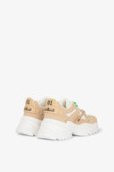 SNEAKERS RUNNING IN MESH CON INSERTI SUEDE E DOPPIO LACCIO