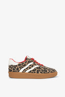SNEAKERS SKATERS IN TESSUTO CANVASS ANIMALIER