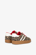 SNEAKERS SKATERS IN TESSUTO CANVASS ANIMALIER