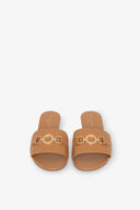 SANDALO FLAT CON MORSETTO LOGATO