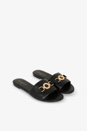 SANDALO FLAT CON MORSETTO LOGATO