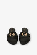 SANDALO FLAT CON METAL LOGO