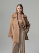 CAPPOTTO CORTO DOPPIOPETTO CON MANICA RAGLAN