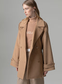 CAPPOTTO CORTO DOPPIOPETTO CON MANICA RAGLAN