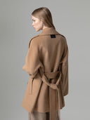 CAPPOTTO CORTO DOPPIOPETTO CON MANICA RAGLAN