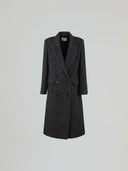 Long double-breasted coat