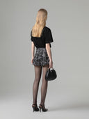 SHORT CON CINTURINO IN ECOPELLE