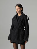 CAPPOTTO CORTO DOPPIOPETTO CON MANICA RAGLAN