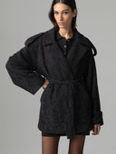CAPPOTTO CORTO DOPPIOPETTO CON MANICA RAGLAN