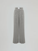 PANTALONE PALAZZO CON DOPPIO CINTO
