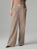 PANTALONE PALAZZO CON DOPPIO CINTO