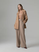 PANTALONE PALAZZO CON DOPPIO CINTO