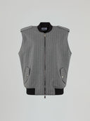 Gilet over zippato