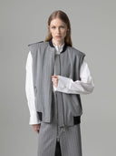 GILET OVER ZIPPATO