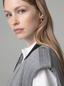 GILET OVER ZIPPATO