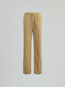 Straight jogger trousers in velvet