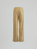 Straight jogger trousers in velvet