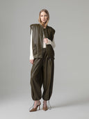 PANTALONE JOGGER IN ECOPELLE