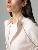 FELPA ZIPPATA CON PIPING GIOIELLO
