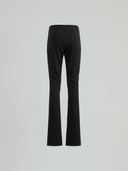 Leggings in punto roma con spacchetti
