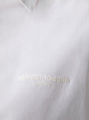 CAMICIA IN POPELINE SLIM FIT CON RICAMO LOGO