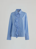 Camicia over con rouche