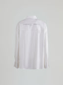 Regular shirt with rhinestone logo