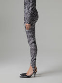 LEGGINGS STAMPATO CON GHETTA