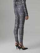 LEGGINGS STAMPATO CON GHETTA