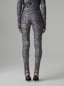 LEGGINGS STAMPATO CON GHETTA