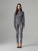LEGGINGS STAMPATO CON GHETTA
