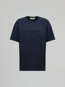 T-SHIRT PARICOLLO MEZZA MANICA CON LOGO EMBOSSED