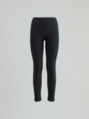 Leggings in lycra con ricamo logo