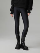 LEGGINGS IN LYCRA CON RICAMO LOGO