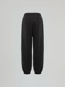 PANTALONE IN FELPA CON POLSINO E RICAMO LOGO
