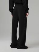 PANTALONE IN FELPA CON COULISSE GIOIELLO E RICAMO LOGO